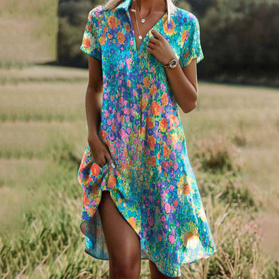 Bequemes sommerkleid für frauen