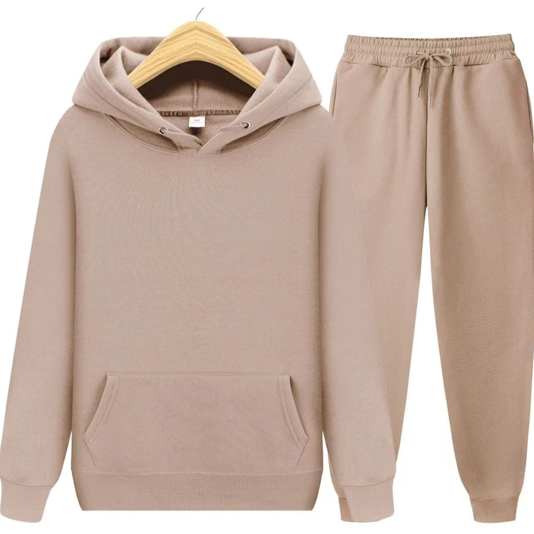 Herren Lässiges Kapuzenpullover Und Jogger Set | Lockerer Schnitt