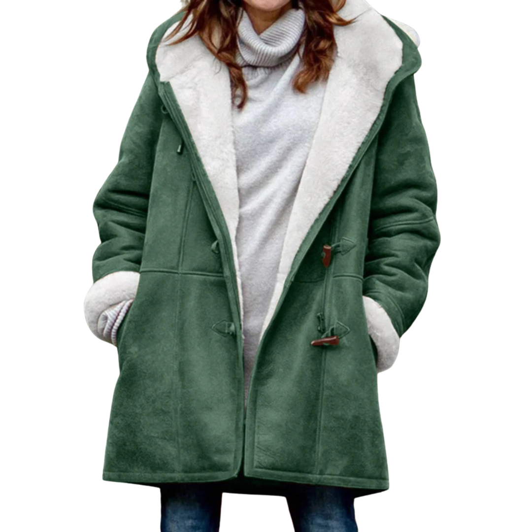 Kapuzen-Dufflecoat für Damen