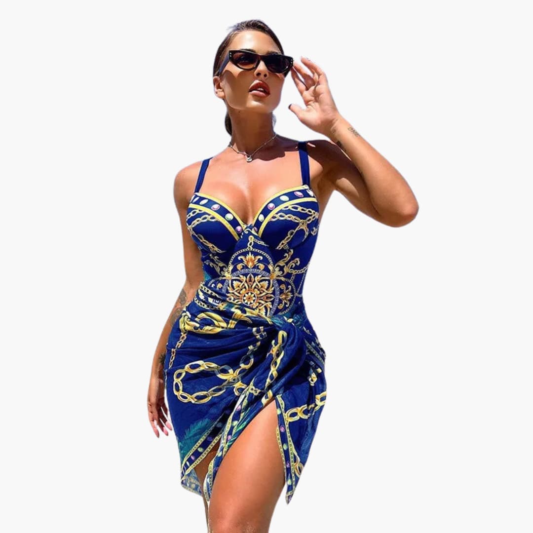 Eleganter Zweiteiler - Damen Badeanzug für den Sommer