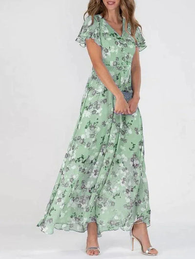 Buntes und elegantes kleid