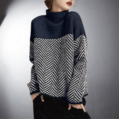 Ebba | Nachhaltiger Baumwoll-Turtleneck-Pullover