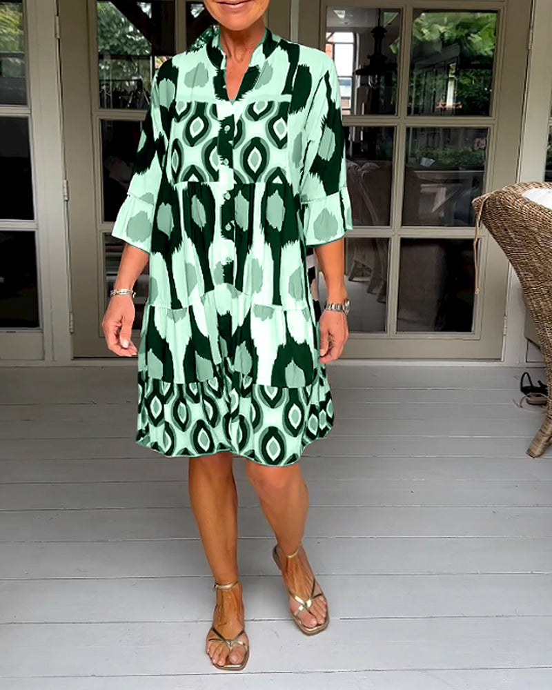 Bedrucktes kleid