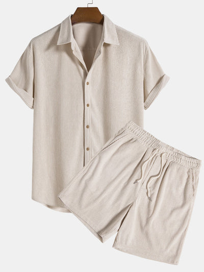 Herren sommer top und shorts freizeit set