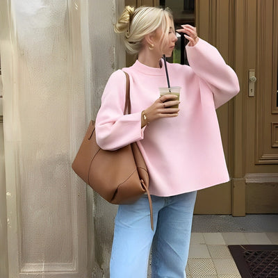 Azuma - langärmliger rundhalspullover