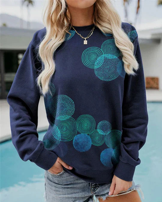 Tamara – lässiger, lockerer pullover mit rundhalsausschnitt