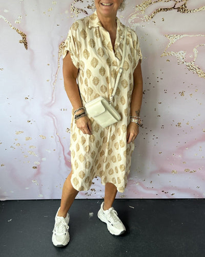 Stilvolle Kleid mit V-Ausschnitt