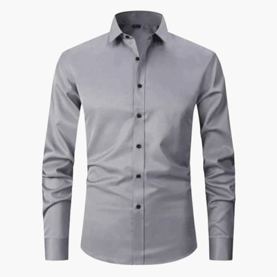 Herrenhemd mit Stretch und langen Ärmeln für jede Saison