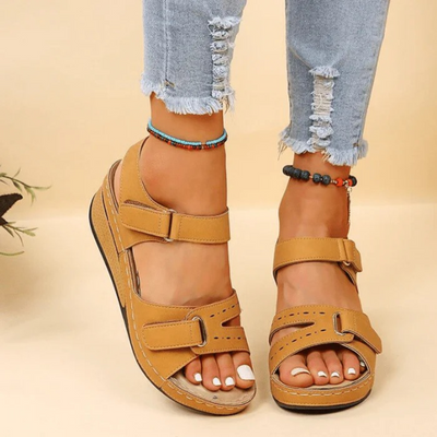 Verstellbare Keilabsatz-Sandalen Für Damen