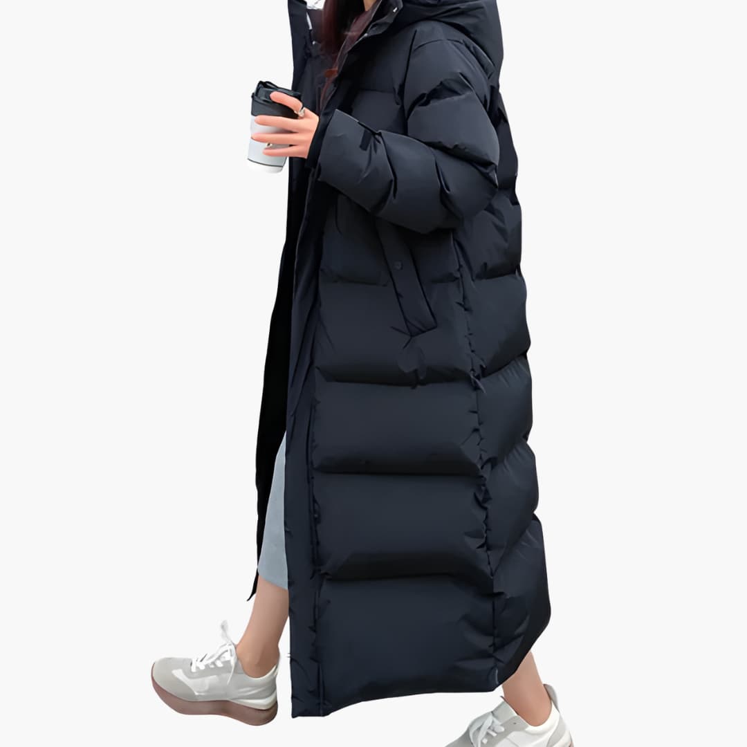 Daunenjacke mit Kapuze für Damen