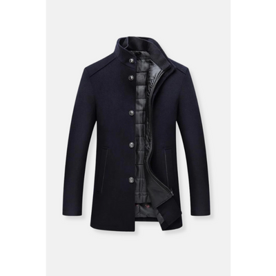 Mantel mit hohem Kragen für Herren
