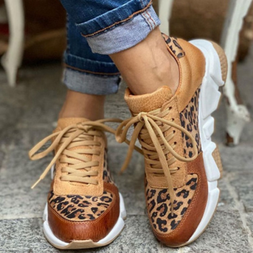 Claire - sneakers mit leopardenmuster