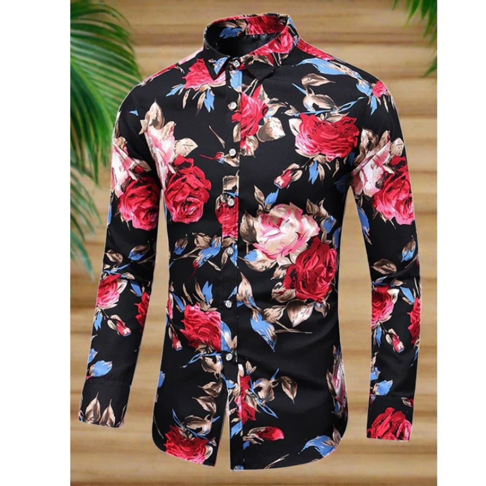 Hemd mit Blumenmuster für Herren