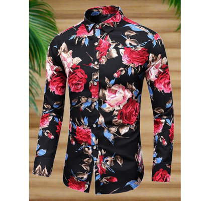 Hemd mit Blumenmuster für Herren