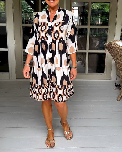 Bedrucktes kleid