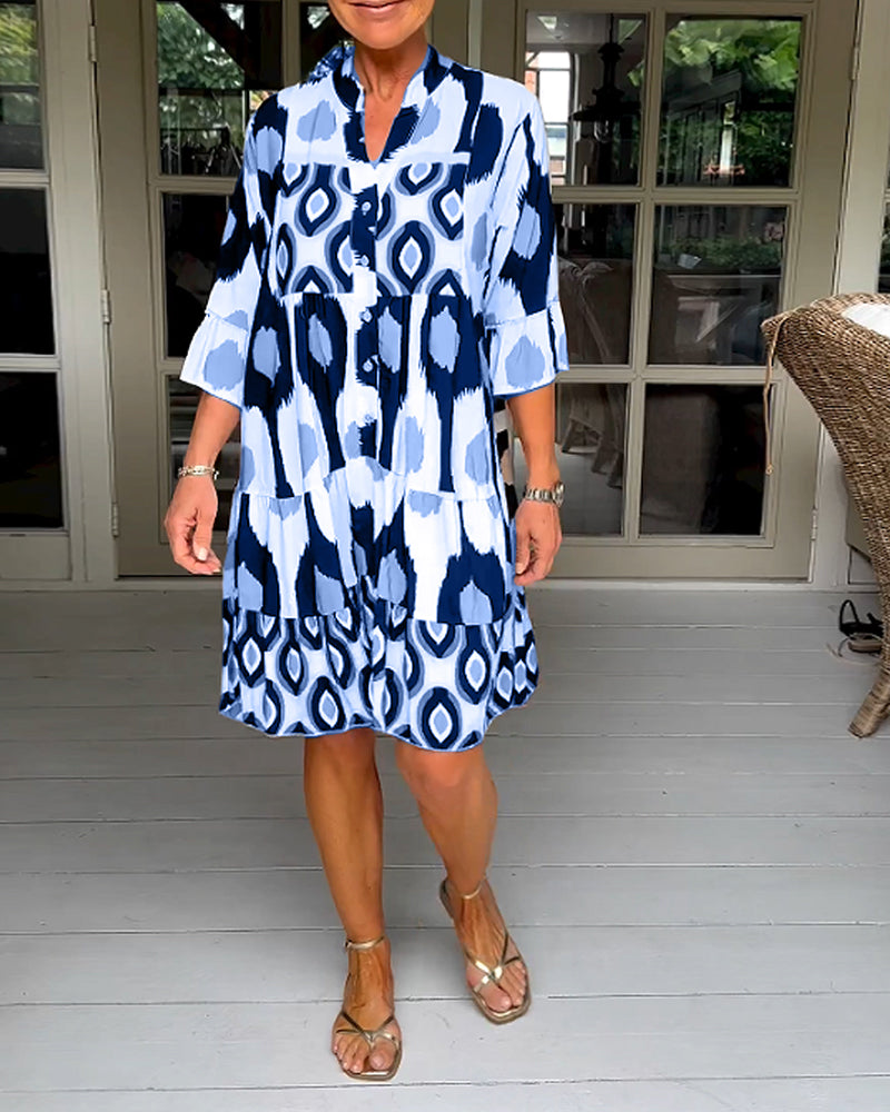 Bedrucktes kleid