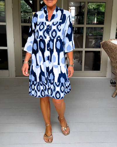 Bedrucktes kleid