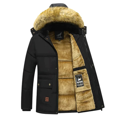 Abnehmbare Kapuze Winterjacke für Herren