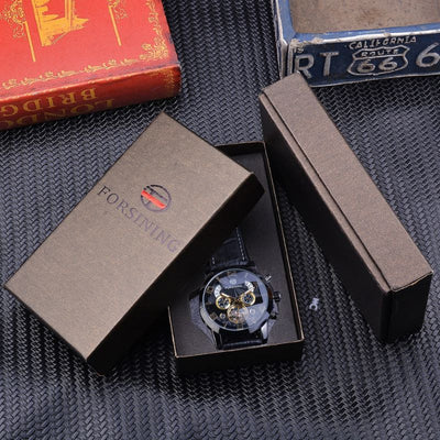 Luxurious, mechanical tourbillon automatic watch