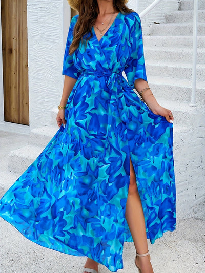 Buntes blumen-maxikleid - Gabriela