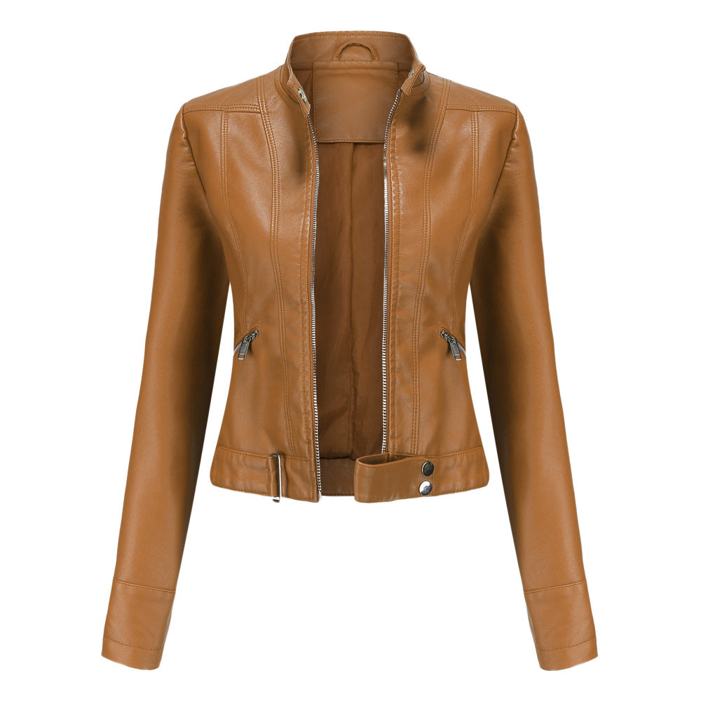 Stylische lederjacke