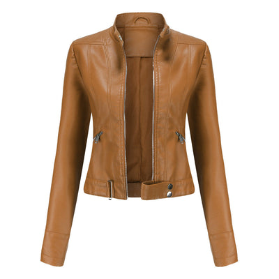 Stylische lederjacke