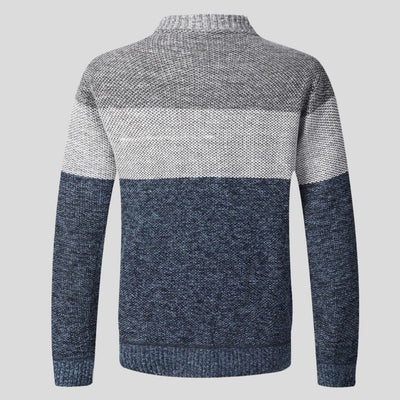 Gestreifte Strickjacke für Herren