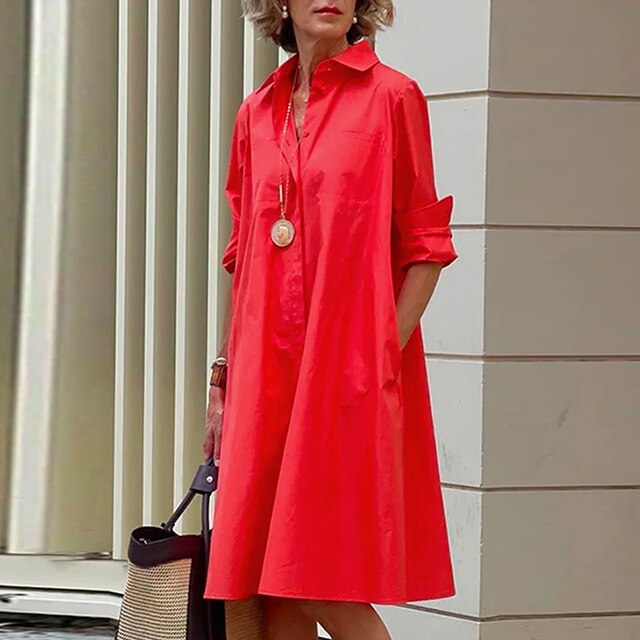 Allison - vintage langarmkleid