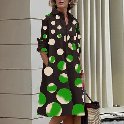 Allison - vintage langarmkleid