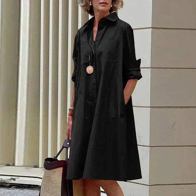 Allison - vintage langarmkleid