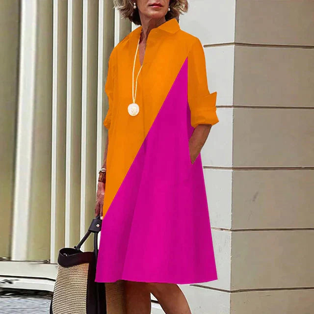 Allison - vintage langarmkleid
