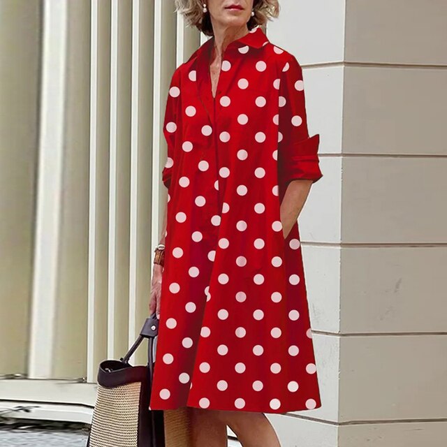 Allison - vintage langarmkleid