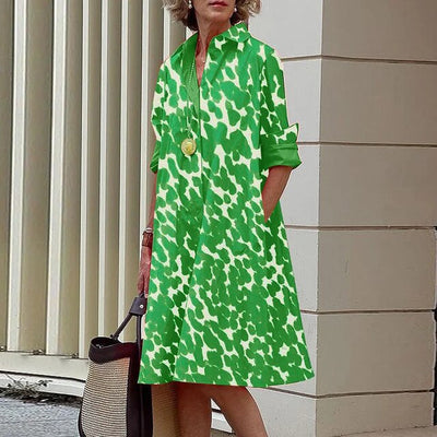 Allison - vintage langarmkleid