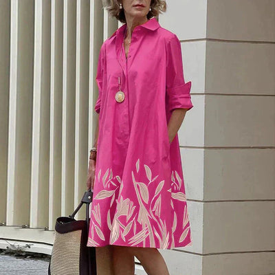 Allison - vintage langarmkleid