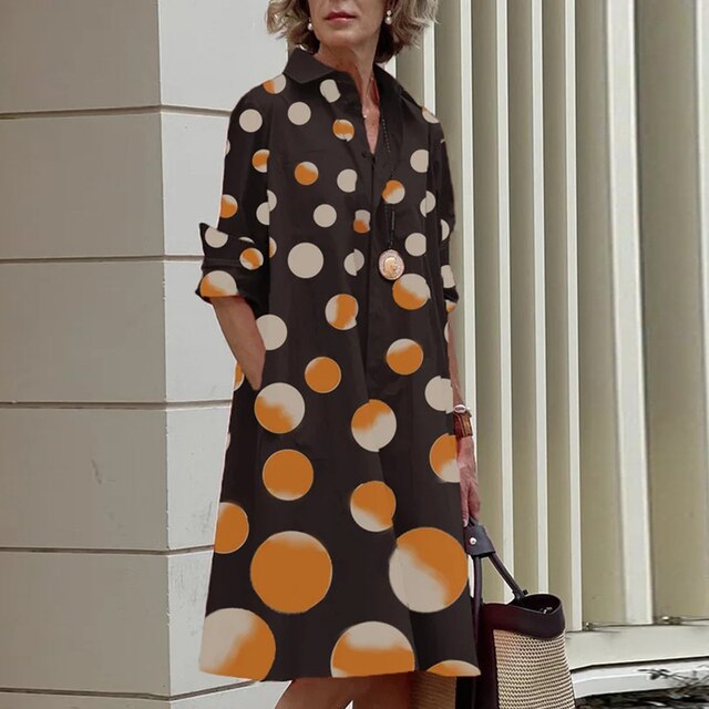 Allison - vintage langarmkleid