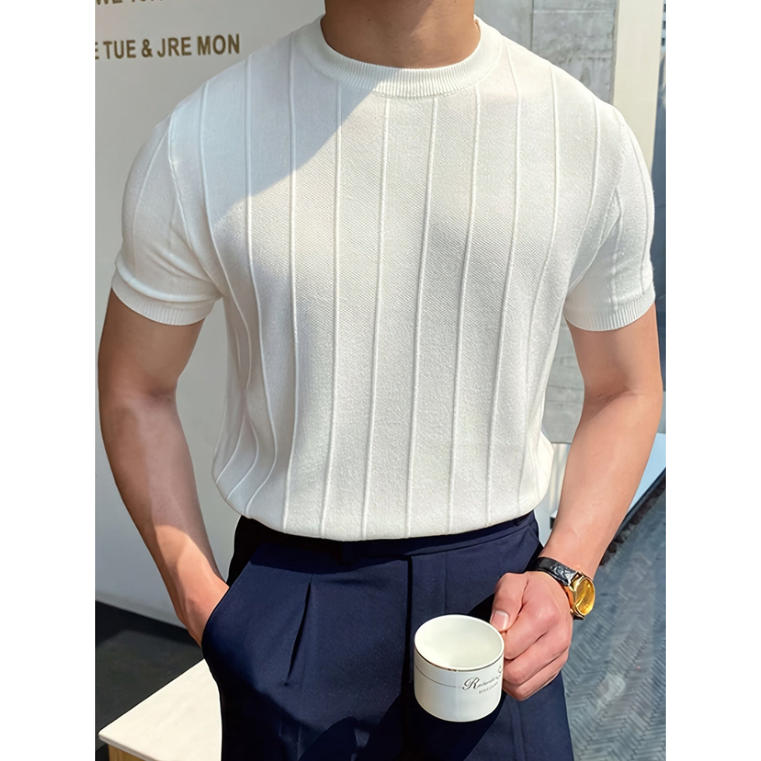 Strukturiertes Oberteil für Herren