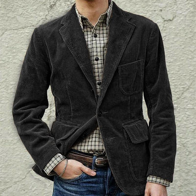 Herren schicke Cordjacke mit praktischen Taschen Aliams