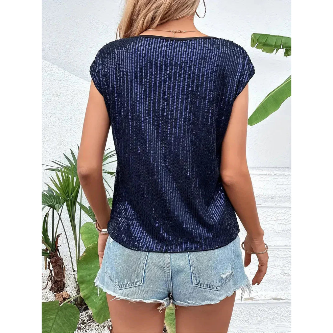 Pailletten-Top für Damen