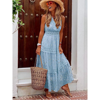 Boho Maxikleid für Damen