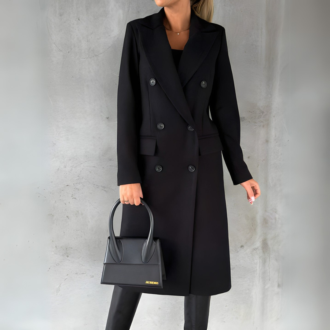 Doppelreihiger Mantel für Damen