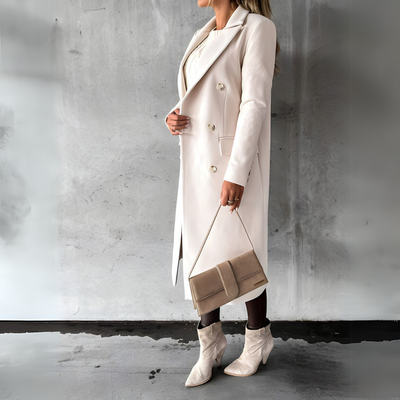 Doppelreihiger Mantel für Damen