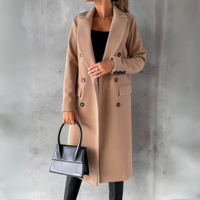 Doppelreihiger Mantel für Damen