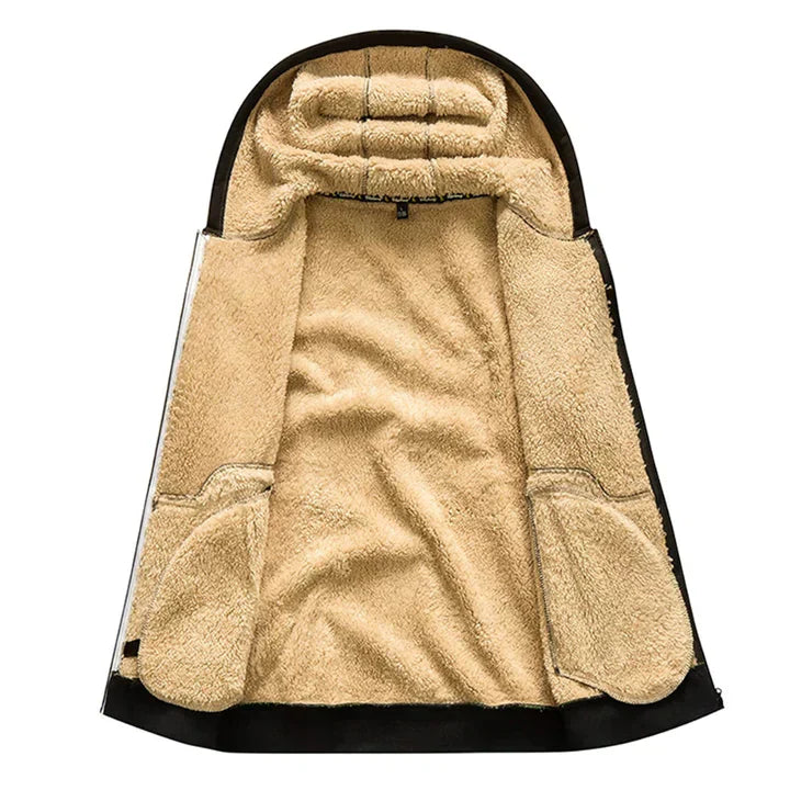 TOMMY - Kapuzenpullover mit Reißverschluss aus Fleece