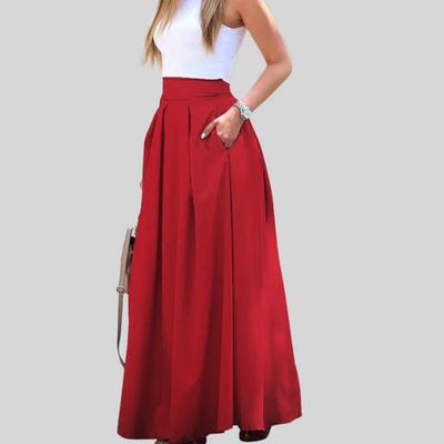 Langer Schnitt Sommer Rock Für Damen