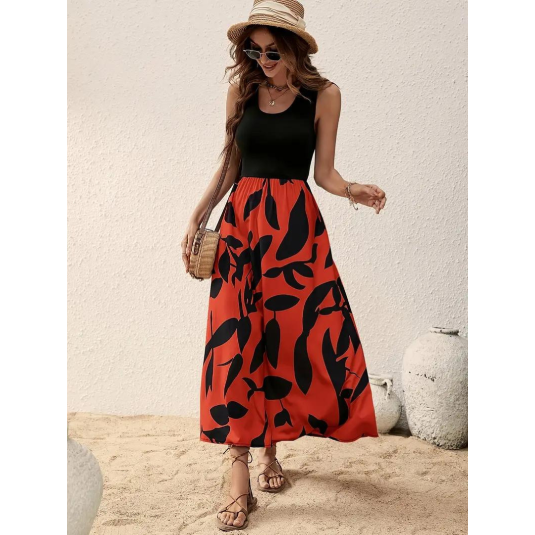 Gemustertes Kleid für Damen