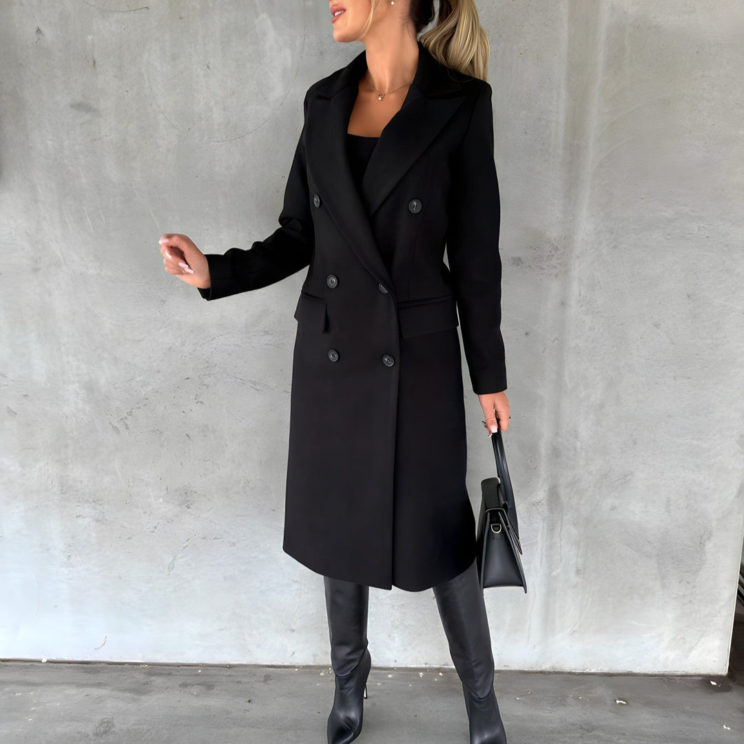 Doppelreihiger Mantel für Damen