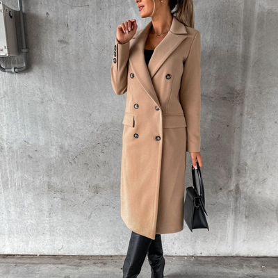 Doppelreihiger Mantel für Damen