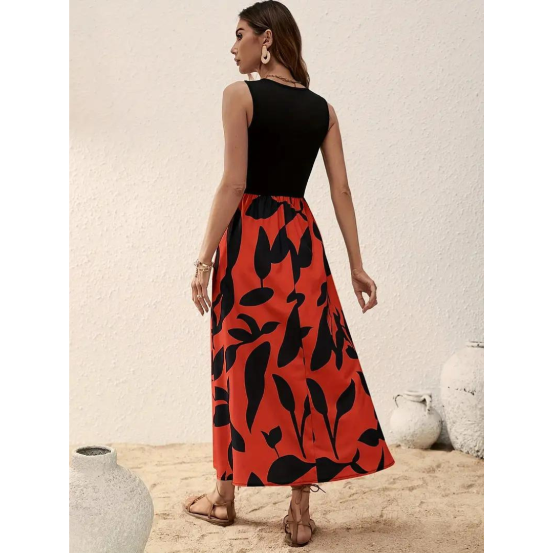 Gemustertes Kleid für Damen