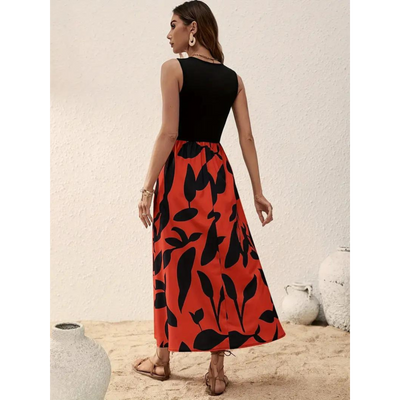 Gemustertes Kleid für Damen