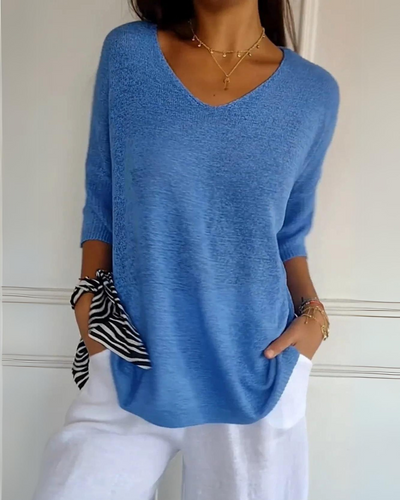 CELIA - OBERTEIL AUS ATMUNGSAKTIVEM BAUMWOLLE